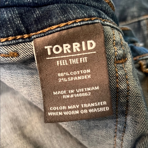 Torrid size 18 denim shorts - Picture 4 of 4